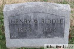 Henry W Riddle