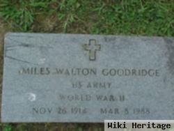 Miles Walton Goodridge