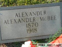Alexander Mcbee Alexander