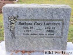 Barbara Gray Lorenzen