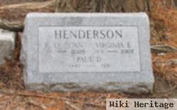 Paul D Henderson