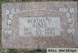 Bertha Haskell (Adamson) Sims