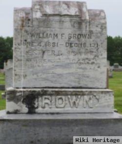 William F Brown