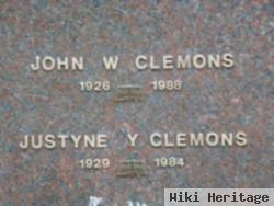 John W Clemons