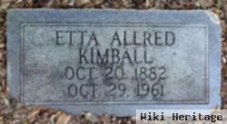 Etta May Allred Kimball