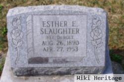 Esther E Debolt Slaughter