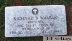 Pfc Richard B Walker