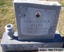 Harold "mack" Pope