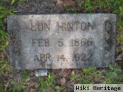 Alonso "lon" Hinton