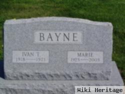 Marie "mary" Bayne
