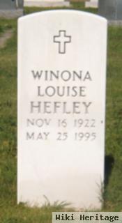 Winona Louise Hefley