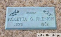 Rosetta G. Gurwell French