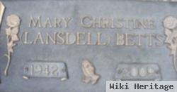 Christine Lansdell Betts