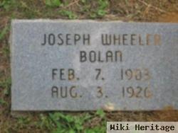Joseph Wheeler Bolan