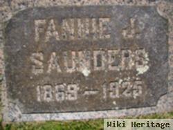 Fannie J Saunders