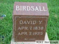 Pvt David Y Birdsall