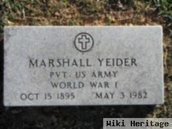 Pvt Marshall Yeider