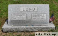 Legrand D. "lee" Lord