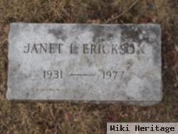 Janet L Erickson