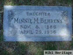 Minnie M Behrens