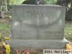 Lorrilla M Walker Thayer