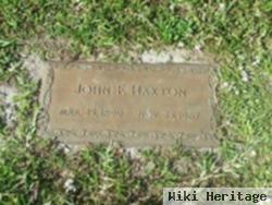 John F Haxton