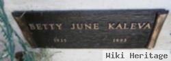 Betty June Jones Kaleva