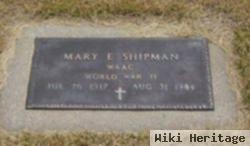 Mary E. Shipman