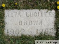 Alta Lucille Brown