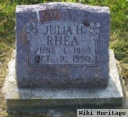 Julia H Rhea