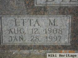 Etta M. Dillon