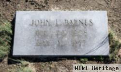 John Lewis Barnes, Sr