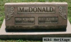 Harold Howard Mcdonald