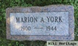 Marion A. York