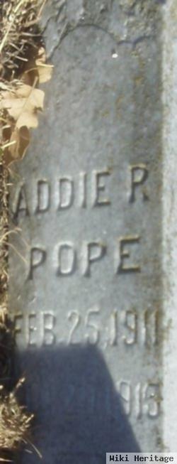 Addie R Pope