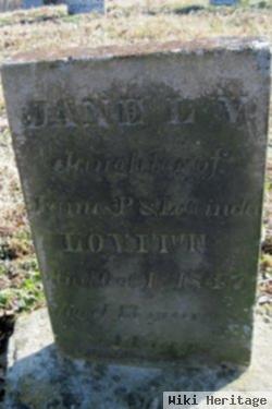 Jane L V Lovett