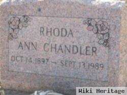 Rhoda Ann Chandler