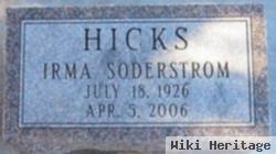 Irma Claire Soderstrom Hicks