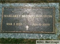 Margaret O Broyles Hogston