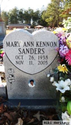 Mary Ann Kennon Sanders