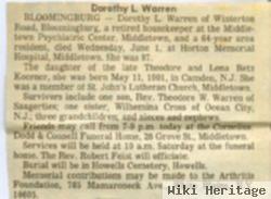 Dorothy L. Koerner Warren