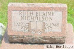 Ruth Elaine Asplund Nicholson