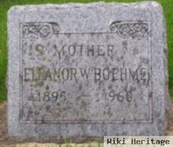 Eleanor W Boehme