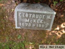 Gertrude M. Mckee