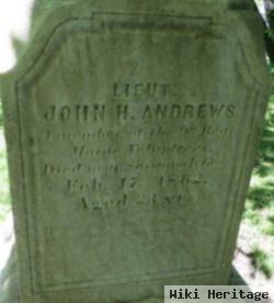 Lieut John H Andrews