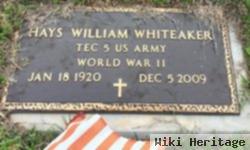 Hays William Whiteaker