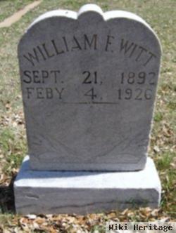 William F Witt