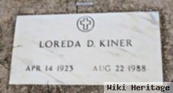 Loreda D Kleinsasser Kiner