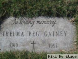 Thelma "peg" Gainey