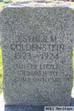 Esther Maxine Goldenstein